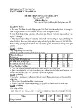 Đê thi chon hoc sinh gioi lơp 9 năm học 2015  2016 môn thi đia ly thời gian 150 phút